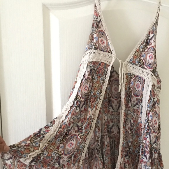 Bohemian style tie on wrap - Picture 5 of 6